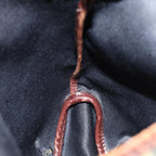 FENDI Zucca Canvas Hand Bag Black Brownbs14970