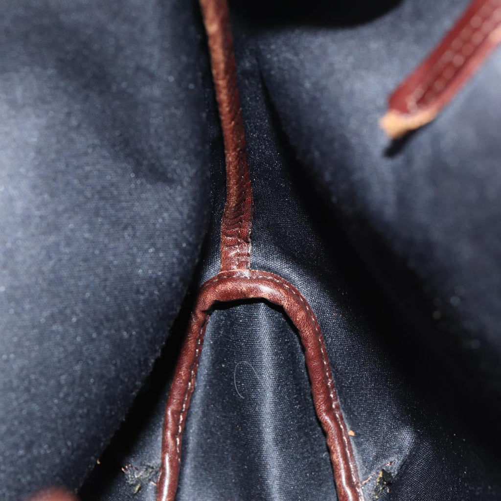 FENDI Zucca Canvas Hand Bag Black Brownbs14970