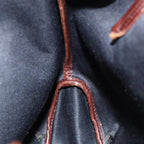 FENDI Zucca Canvas Hand Bag Black Brownbs14970