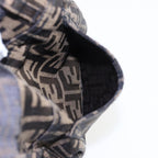 FENDI Zucca Canvas Pants Black Brownbs15018