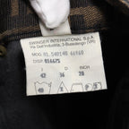 FENDI Zucca Canvas Pants Black Brownbs15018