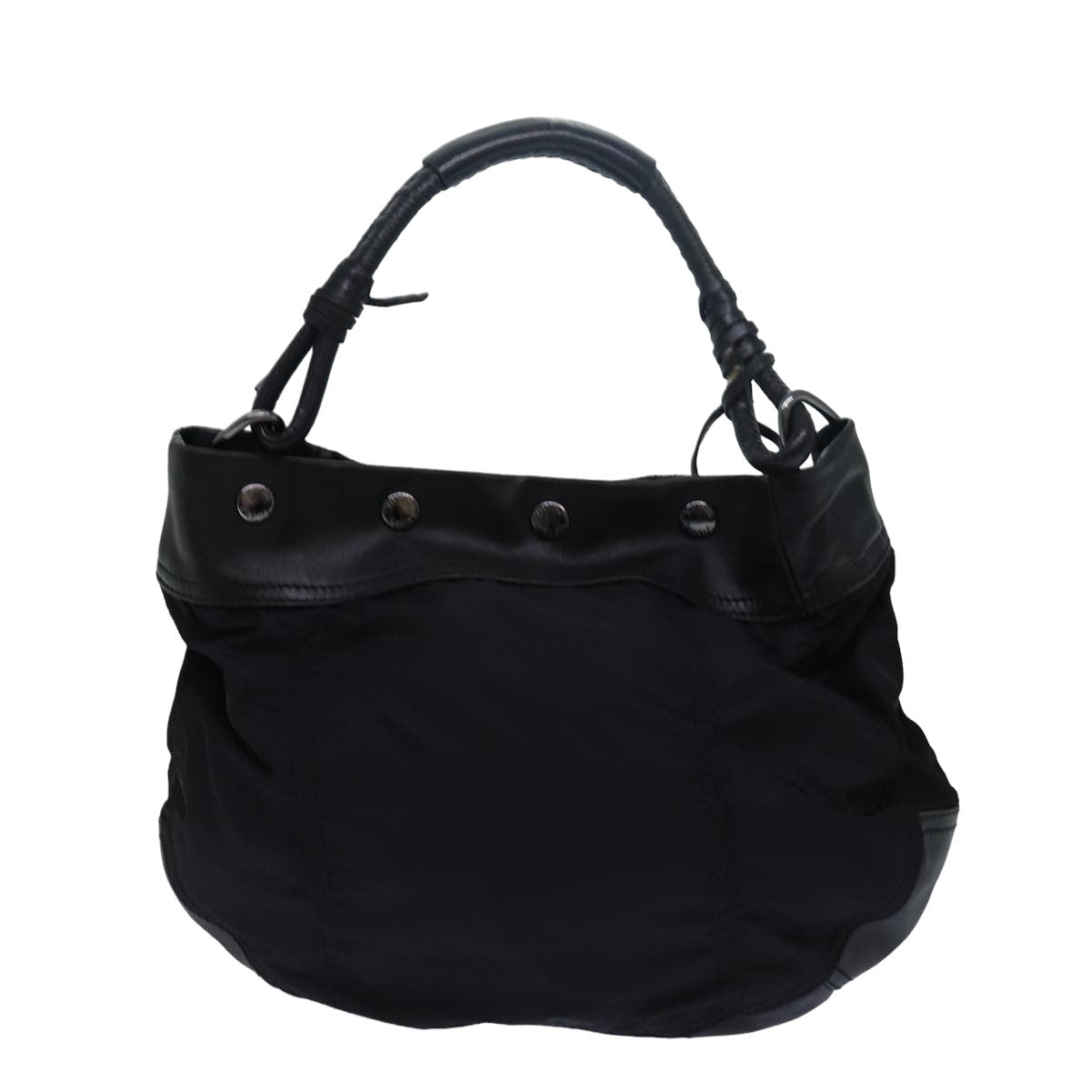PRADA Hand Bag Nylon Black bs15042