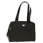 PRADA Hand Bag Nylon Khaki bs15055