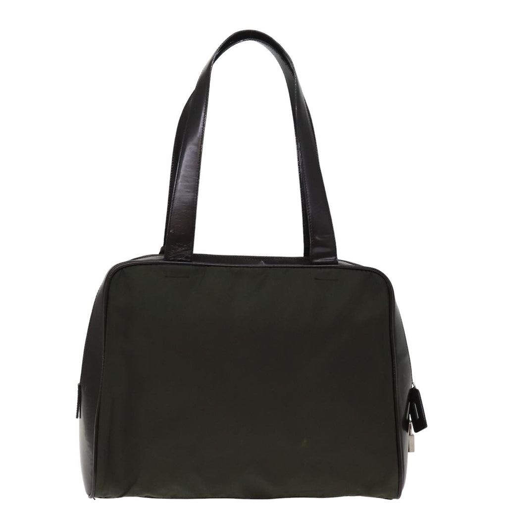 PRADA Hand Bag Nylon Khaki bs15055