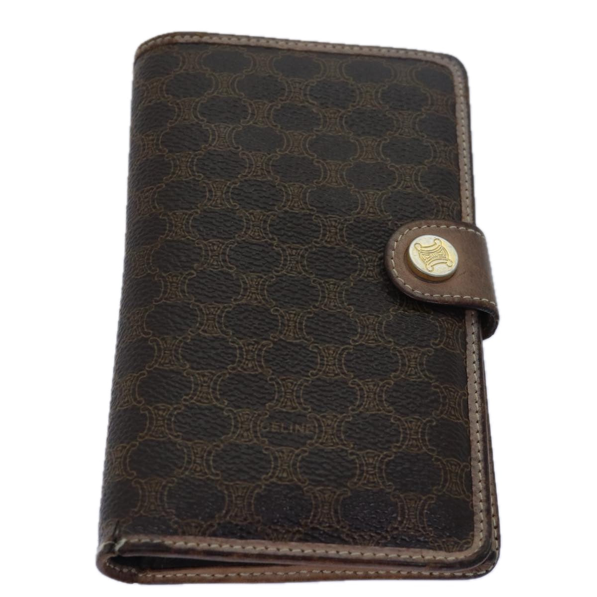 CELINE Macadam Canvas Wallet 5Set Brown Beige  15525