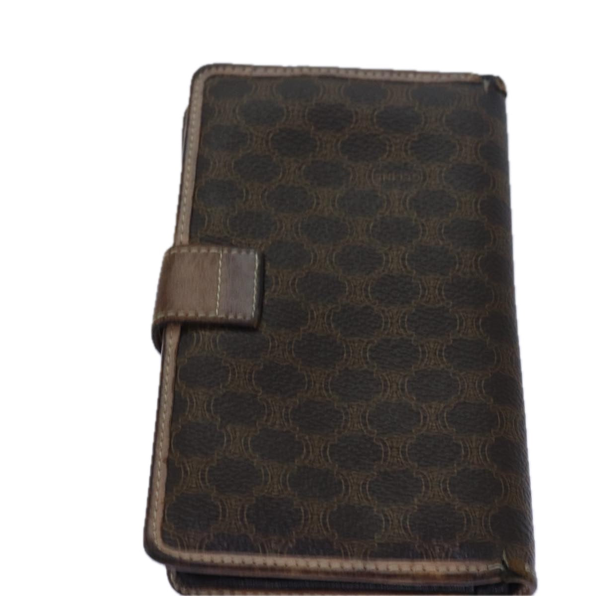 CELINE Macadam Canvas Wallet 5Set Brown Beige  15525