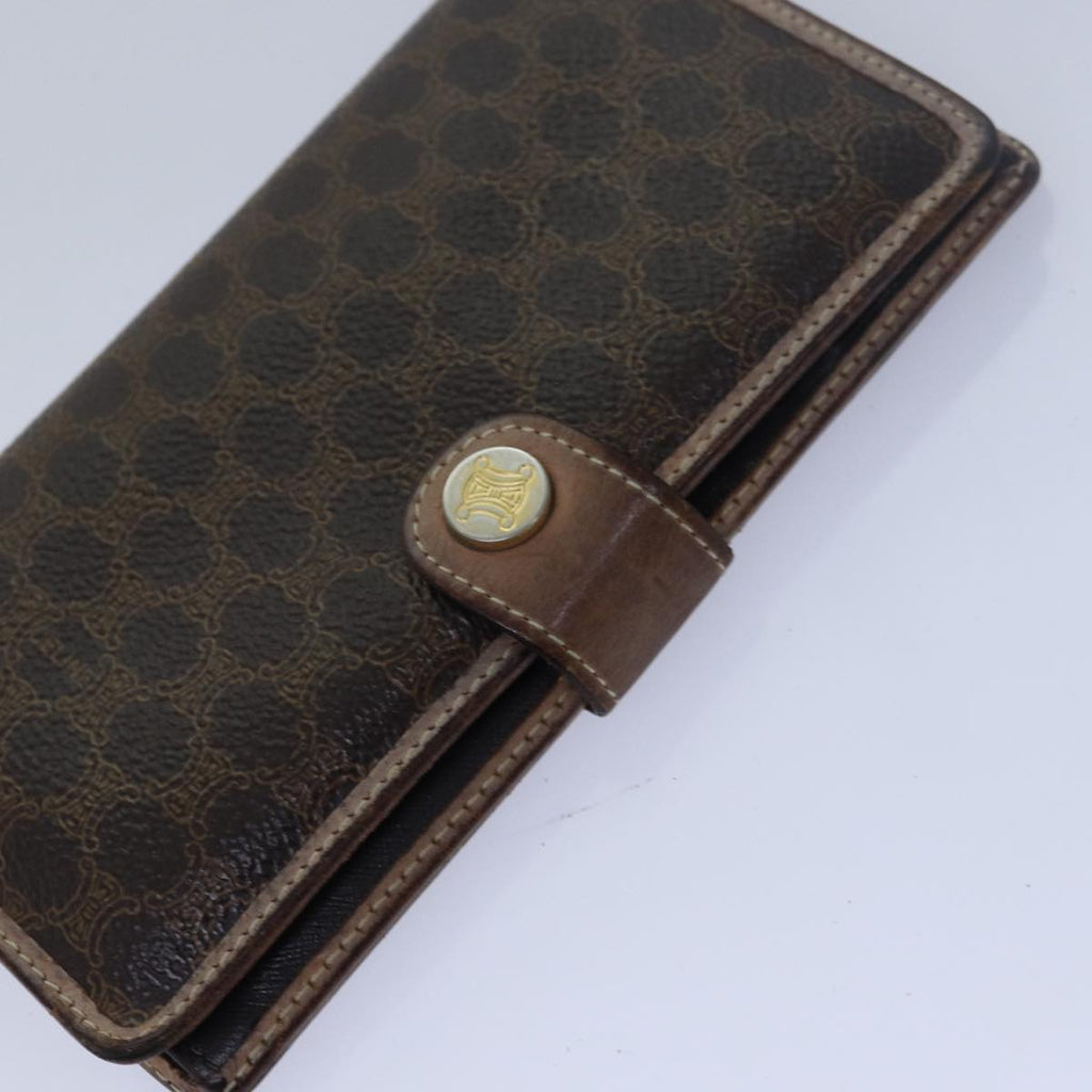 CELINE Macadam Canvas Wallet 5Set Brown Beige  15525