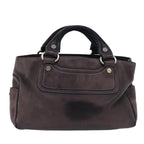 CELINE Boogie bag Hand Bag Leather Brown  15627