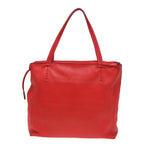 CELINE Tote Bag Leather Red  15628