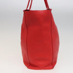 CELINE Tote Bag Leather Red  15628