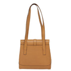 CELINE Shoulder Bag Leather Brown  15636