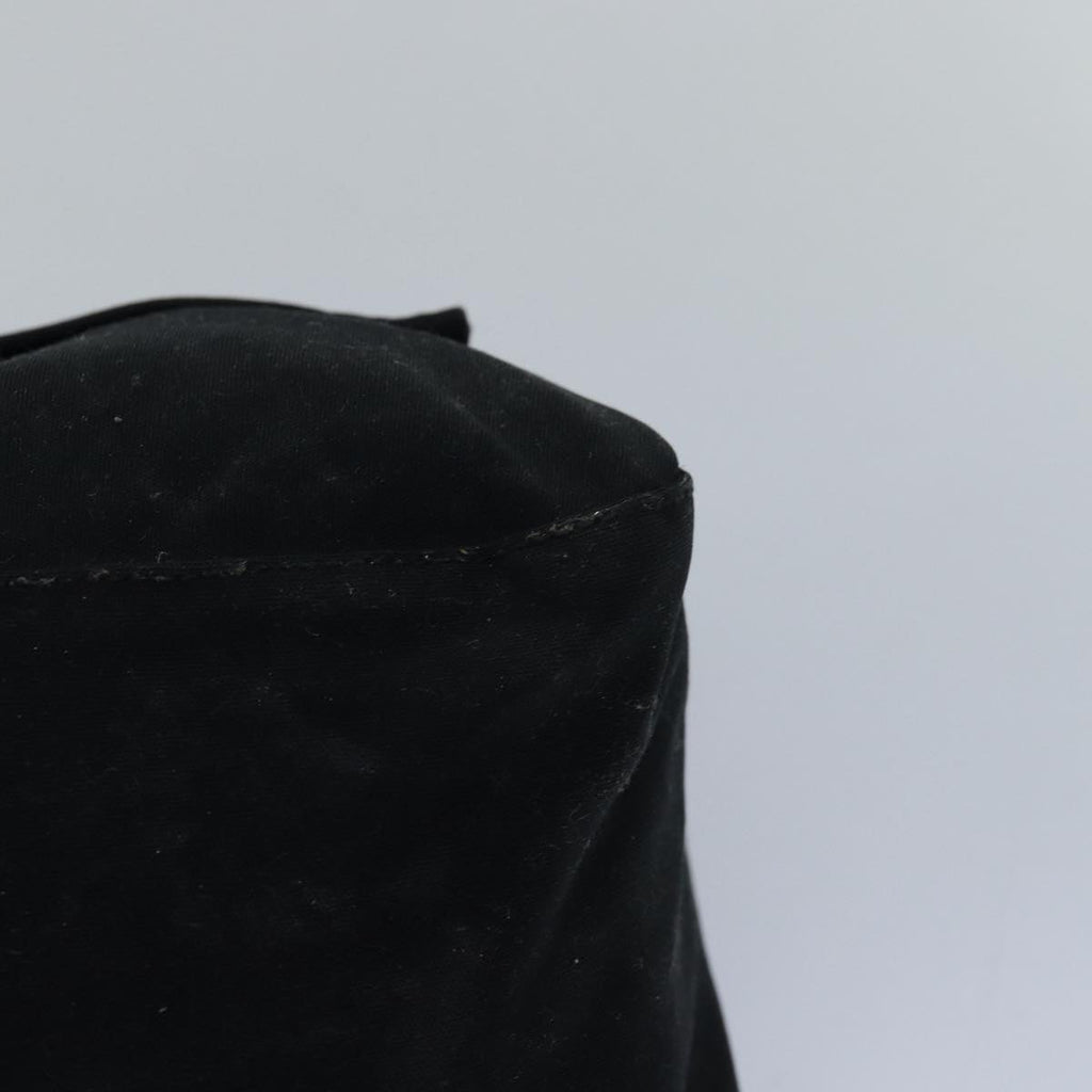 FENDI Mamma Baguette Shoulder Bag Nylon Blackbs15662