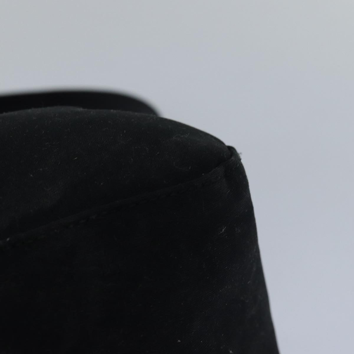 FENDI Mamma Baguette Shoulder Bag Nylon Blackbs15662