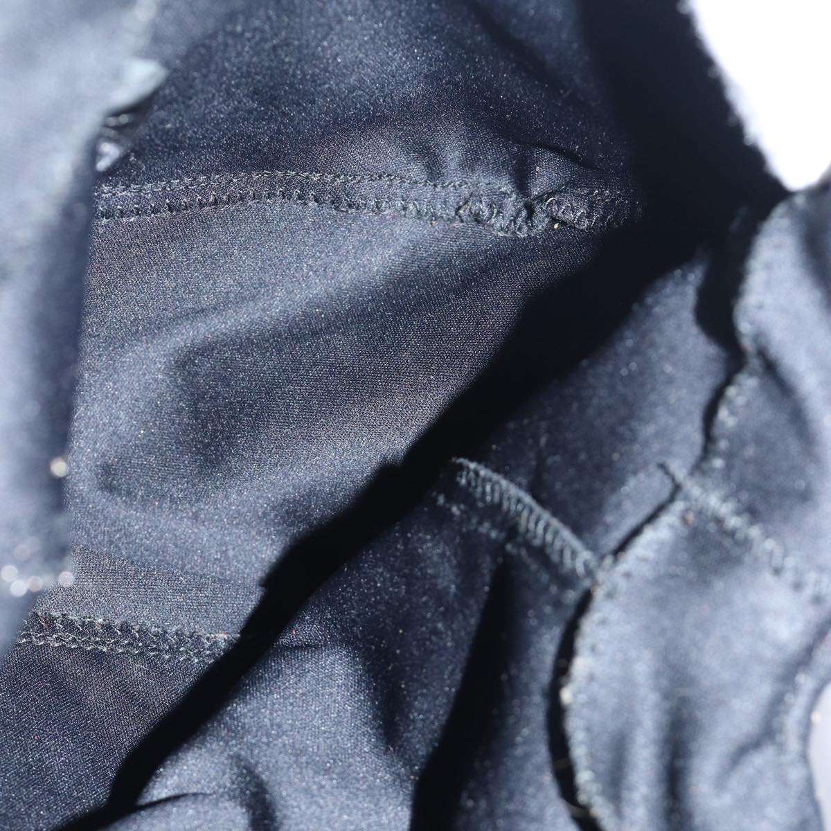 FENDI Mamma Baguette Shoulder Bag Nylon Blackbs15662