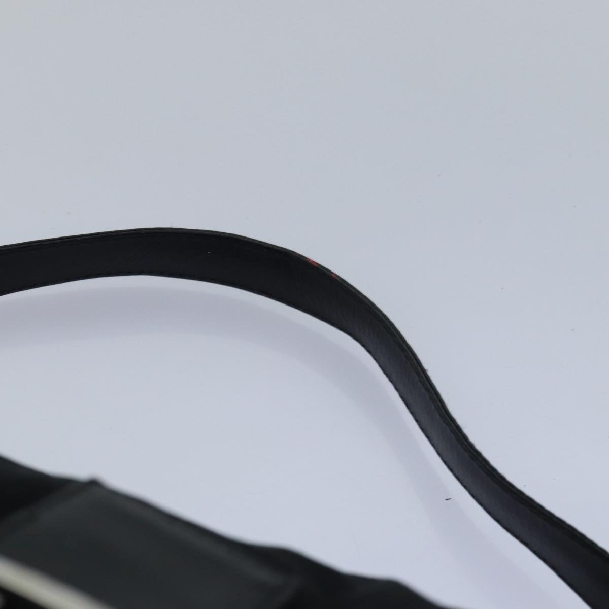 FENDI Mamma Baguette Shoulder Bag Nylon Blackbs15662