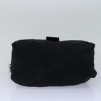 FENDI Mamma Baguette Shoulder Bag Nylon Blackbs15662