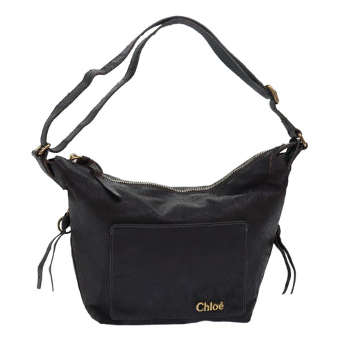 Chloe Shoulder Bag Leather Brown bs15699