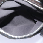 FENDI Zucca Canvas Shoulder Bag Brown Blackbs15715