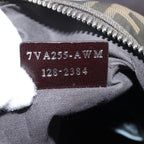 FENDI Zucca Canvas Shoulder Bag Brown Blackbs15715