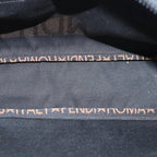 FENDI Hand Bag Canvas Black Brownbs15716