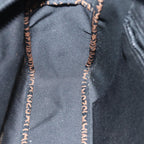 FENDI Hand Bag Canvas Black Brownbs15716
