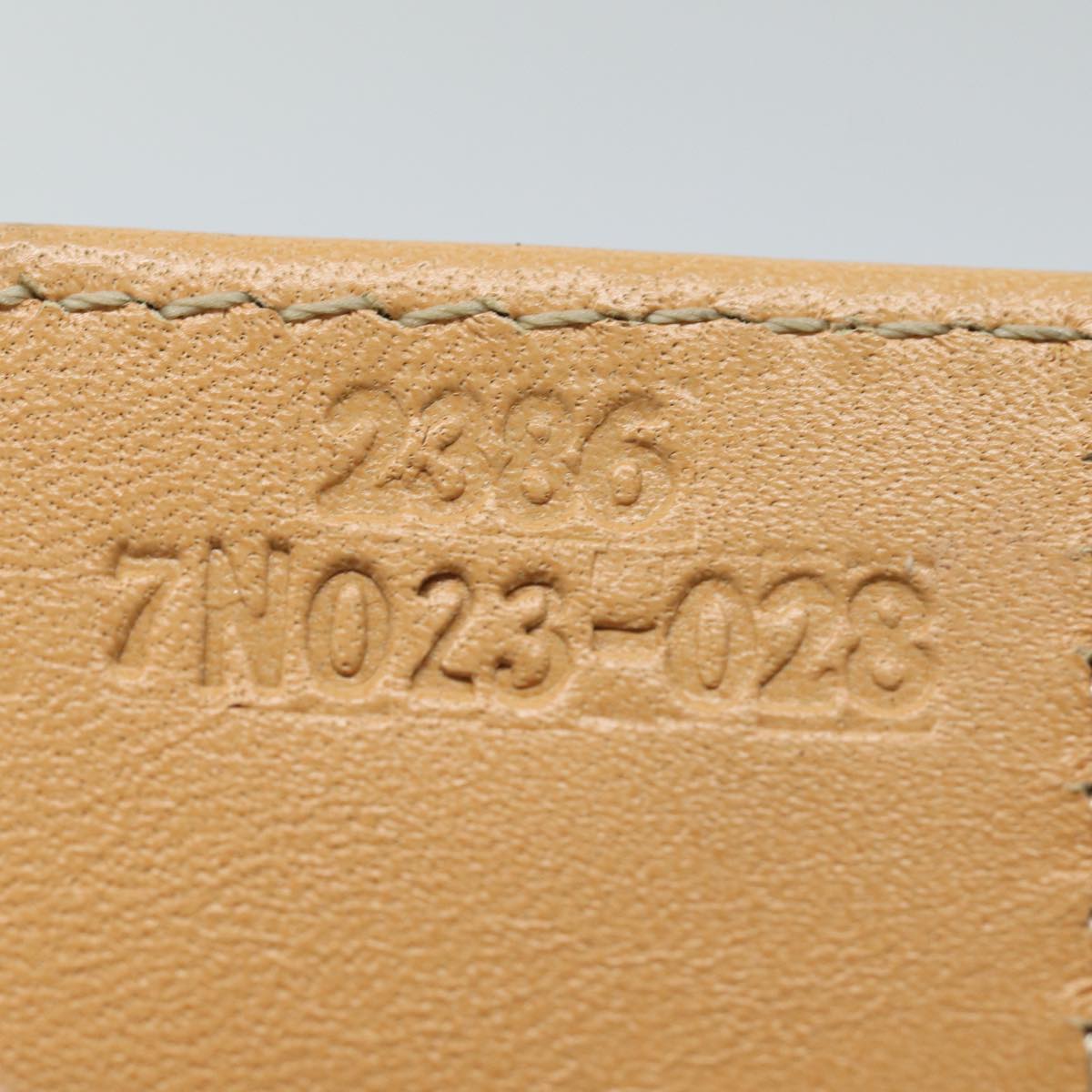 FENDI Zucchino Canvas Pouch Beigebs15781