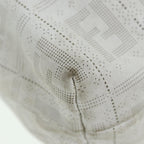 FENDI Zucca Canvas Shoulder Bag Whitebs15784