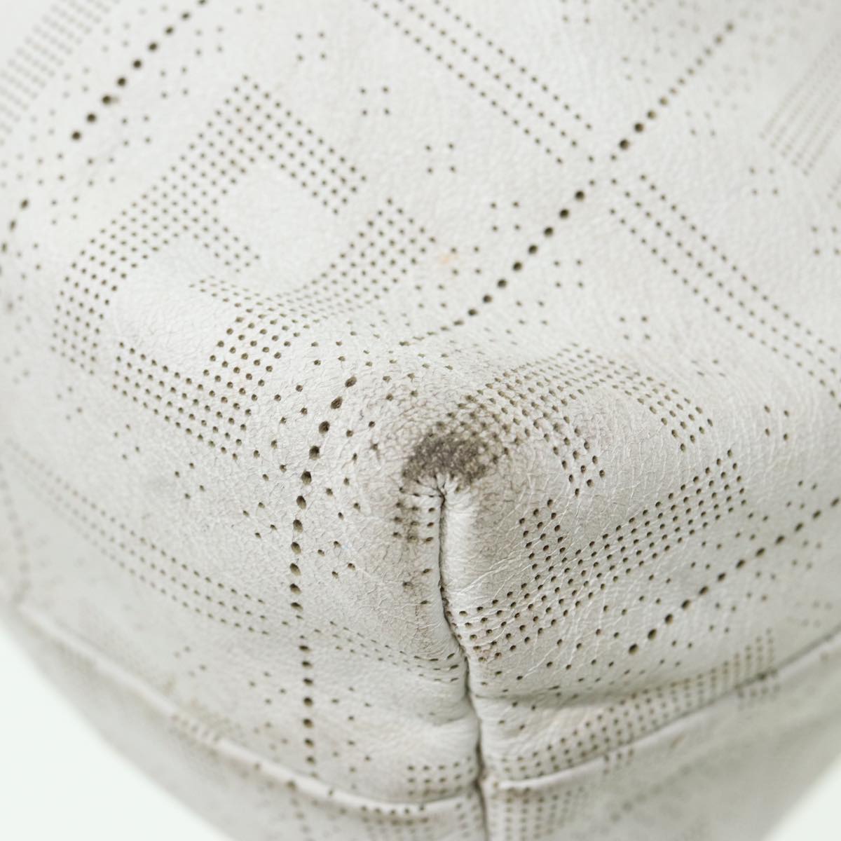 FENDI Zucca Canvas Shoulder Bag Whitebs15784