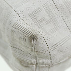 FENDI Zucca Canvas Shoulder Bag Whitebs15784