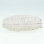 FENDI Zucca Canvas Shoulder Bag Whitebs15784