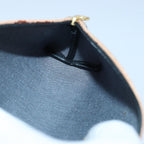 FENDI Zucca Canvas Pecan Canvas Pouch 2Set Brown Blackbs15954