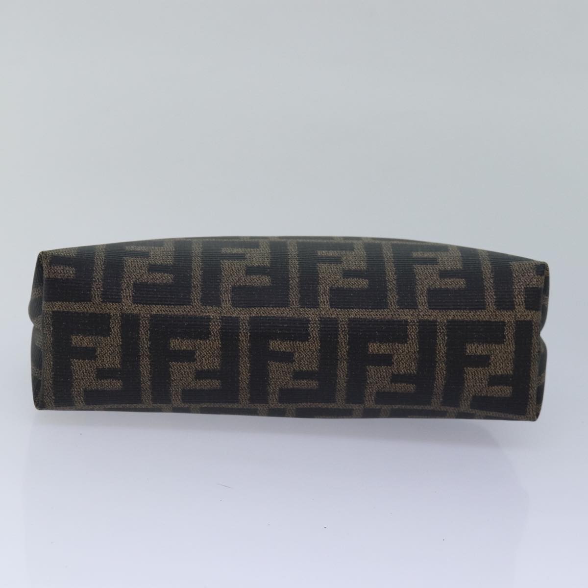 FENDI Zucca Canvas Pecan Canvas Pouch 2Set Brown Blackbs15954