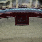 FENDI Zucca Canvas Tote Bag Brown Blackbs15988