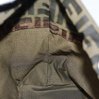FENDI Zucca Canvas Tote Bag Brown Blackbs15988