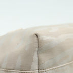 FENDI Hand Bag Canvas Leather Whitebs16007