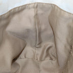 FENDI Hand Bag Canvas Leather Whitebs16007