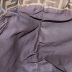 FENDI Zucca Canvas Tote Bag Brown Blackbs16071