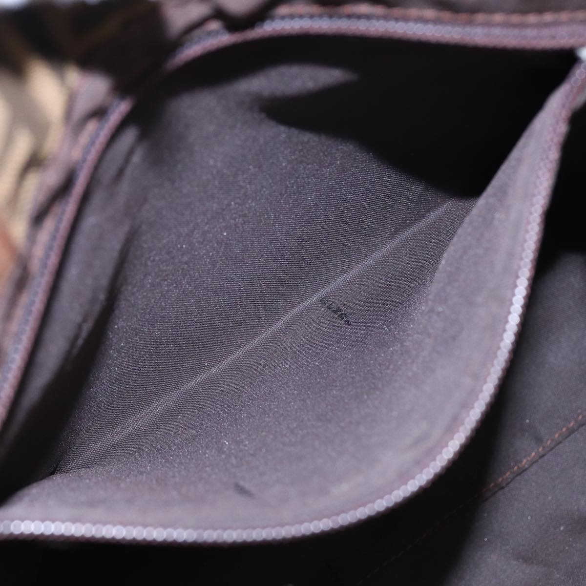 FENDI Zucca Canvas Tote Bag Brown Blackbs16071