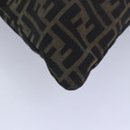 FENDI Zucca Canvas Shoulder Bag Brown Blackbs16397