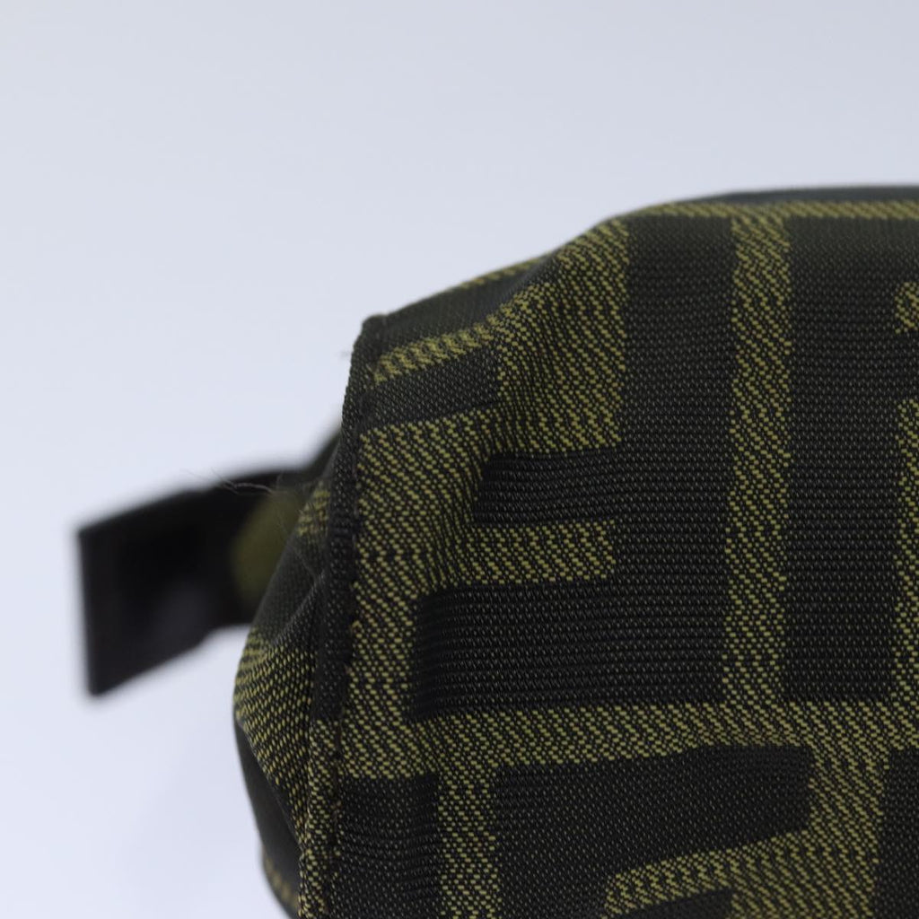 FENDI Zucca Canvas Pouch Brown Blackbs16772