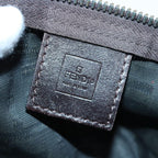 FENDI Zucca Canvas Pouch Brown Blackbs16772