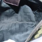 FENDI Zucca Canvas Pouch Brown Blackbs16772