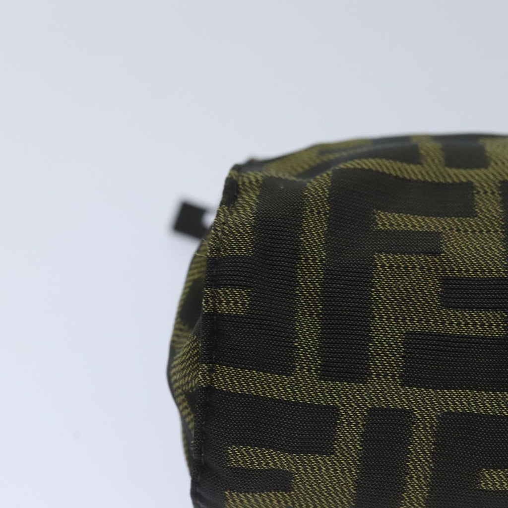 FENDI Zucca Canvas Pouch Brown Blackbs16772