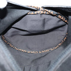 FENDI Hand Bag Canvas 2way Black Brownbs16831