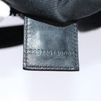 FENDI Hand Bag Canvas 2way Black Brownbs16831