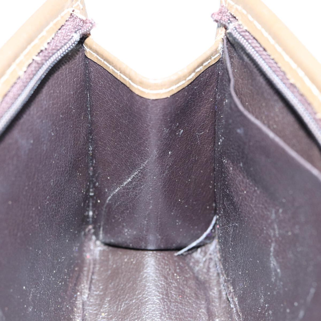 FENDI Zucchino Canvas Pouch Brownbs16934