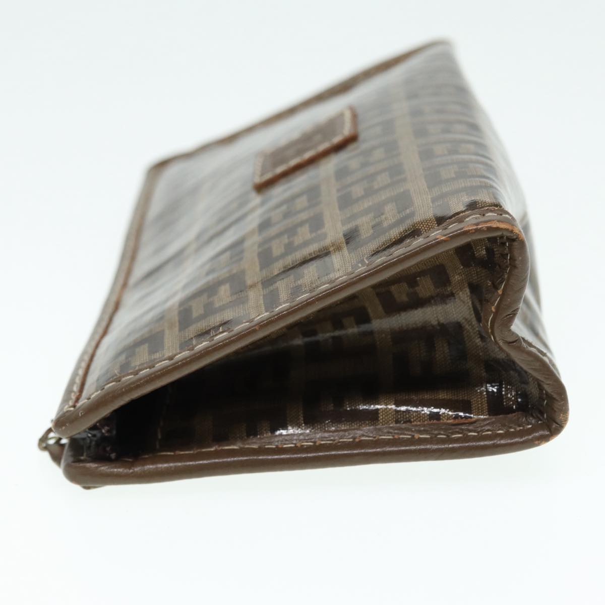 FENDI Zucchino Canvas Pouch Brownbs16934