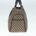 CELINE Macadam Canvas boogie Hand Bag Beige Auth bs17198