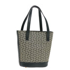 CELINE C Macadam Canvas Hand Bag Green Gold Auth bs17293