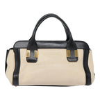 Chloe Alice Hand Bag Leather Vanilla Gold bs17350